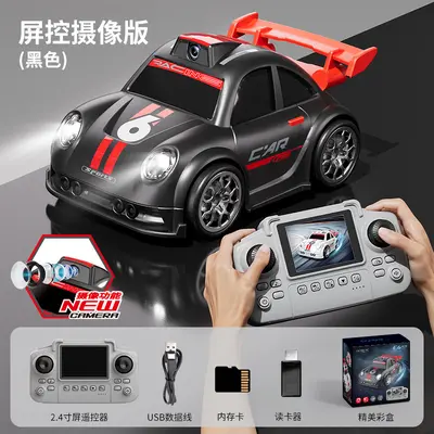 跨境C6迷你遥控车带高清摄像头屏控智能感应跟随逃跑rc遥控漂移车 - 9