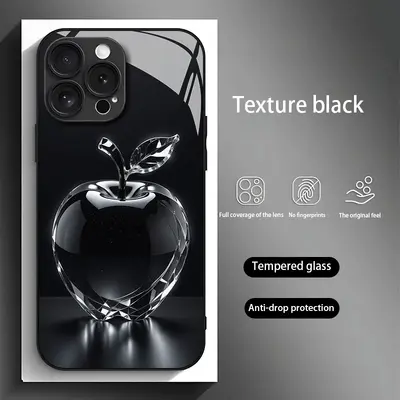 iPhone 16 Pro Max, 15, 14/13, 12 kompatible kristalklare Apple-Handyhülle Eiseffekt transp