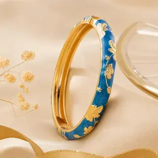 Cloisonné-Armband, handgefertig, ethnischer Stil - 4