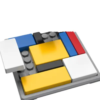 Logic Puzzle Building Block Game, Children's Educational Cube Toy - 6