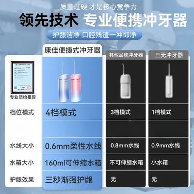 严选康佳电动冲牙器电动便携式口腔冲洗器去结石洗牙神礼品批发