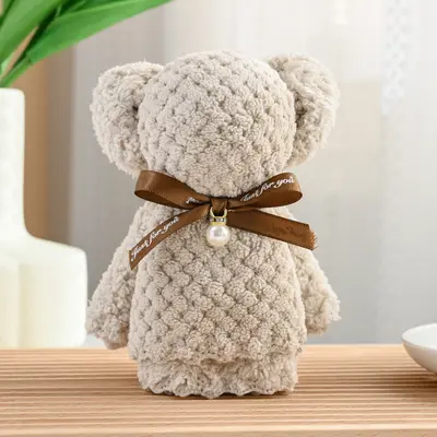 Mercan Samtananas-Muster Perlen-Bär Handtuch Geschenkartikel kleines Geschenk 30*30 Eröffnungsgeschenk Wohlfahrts-Geschenkartikel - 12