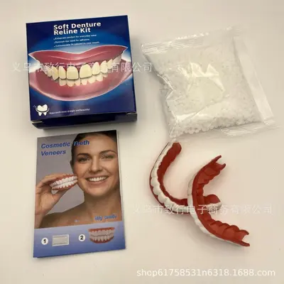 Realistic Full Coverage Fake Tooth Covers, 50 Pcs - 13