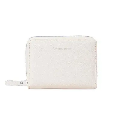 Slim Zipper Short Women's Bi-fold Minimalist Wallet - 7