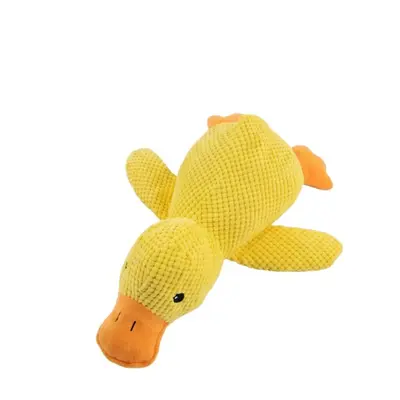 Little Yellow Duck Cat Toy Plush Catnip Crinkle Paper - 6