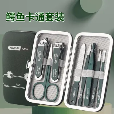 Portable 8-piece nail clipper and manicure set - 10