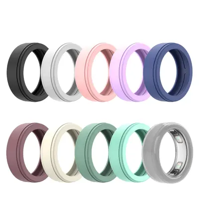 Oura Ring5 Yüzüğü Koruma Kılıfı Oura Akıllı Yüzüğü Oura Ring5 Deri Duyarlı Silikon Yüzük Kılıfı