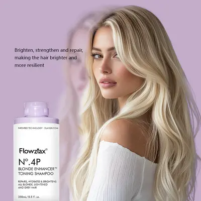 Lila Tönungsshampoo mit Blondverstärker - 2