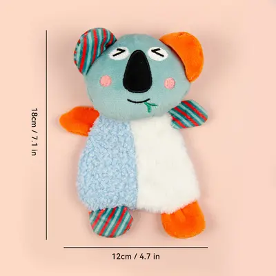 Durable Chew-Resistant Plush Pet Toy Set for Cats and Dogs - 11