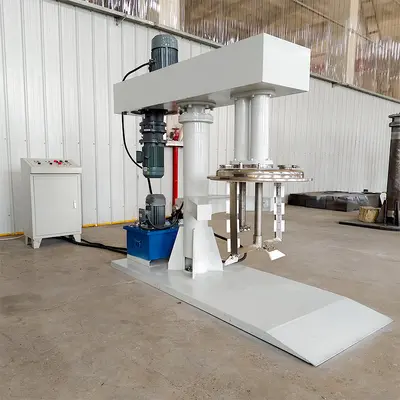 Eksantrik çift eksenli karıştırıcı 100L, hidrolik kaldırma
