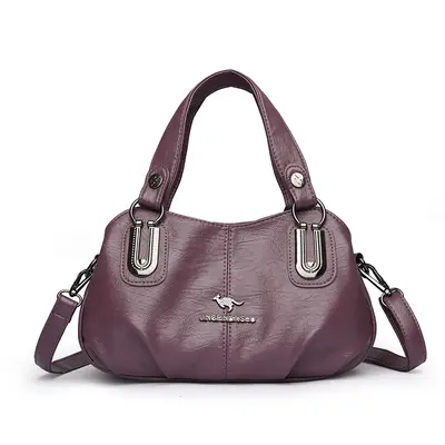 Soft Leather Large Capacity Crossbody Shoulder Bag for Women - 8
