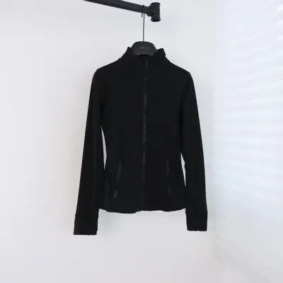 Women's Stand-Collar Zip Jacket Long Sleeve Yoga and Fitness Jacket - 7
