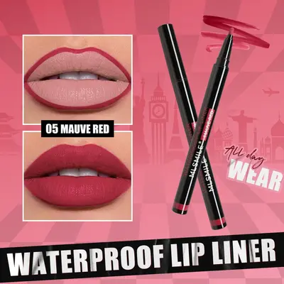 Waterproof matte liquid lip liner, long-lasting, non-transfer - 10
