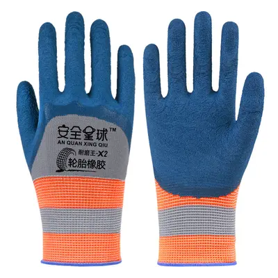 Nitrile-Coated Cut-Resistant Non-Slip Work Gloves, Oil-Resistant - 8