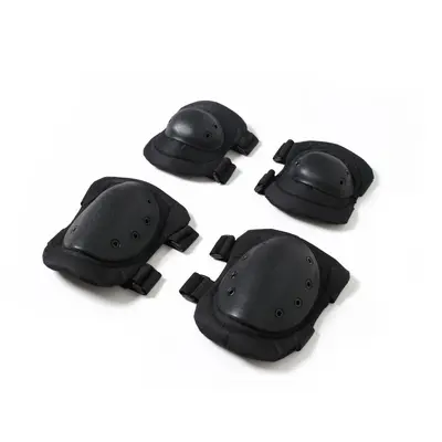 Cross-border CS Black Hawk Tactical Knee and Elbow Pads Four-Piece Set Outdoor Mountaineering Cycling Sports Protective Gear