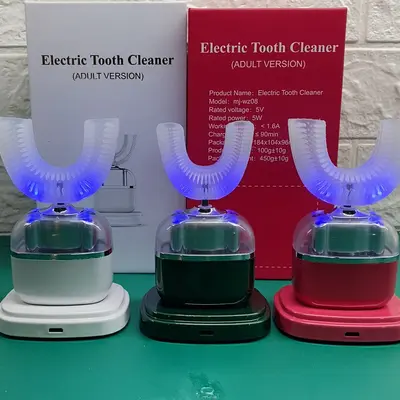 U-Shaped Silicone Mouthpiece Electric Toothbrush, Wireless Charging