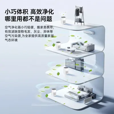 USB Gift Air Purifier for Smoke, Odor and PM2.5 Removal