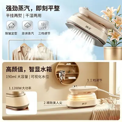 Yangzi steam iron, portable, dry-wet, foldable handheld garment steamer