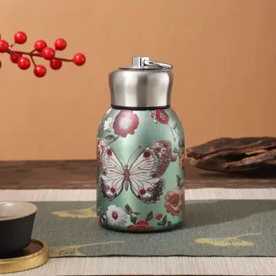 316 Stainless Steel Mini Insulated Cup with Carry Ring, Portable Pocket Size - 1