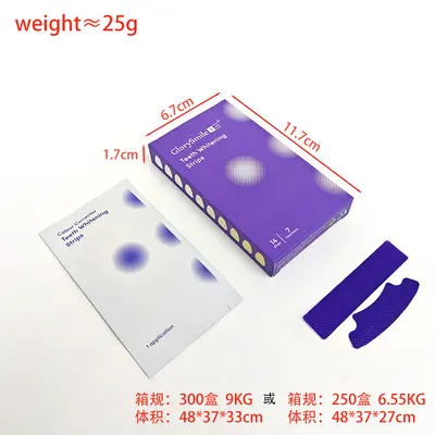 V34 Purple Teeth Cleaning Strips - 7