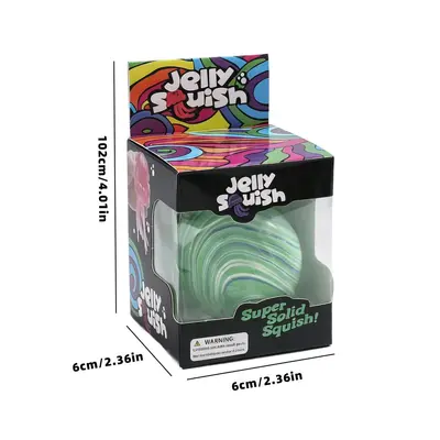 Slow-rebound stress relief squeeze toy, jellyfish design