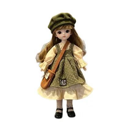 6-teiliges Kleidungsset für 30-cm-BJD-Puppen, Lolita-Stil