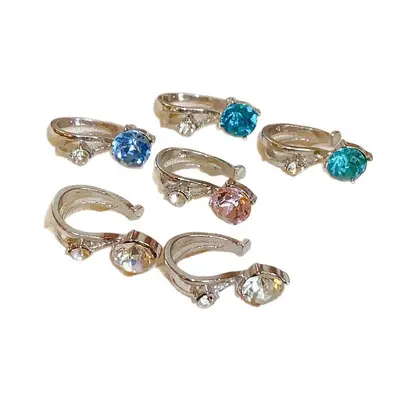 Non-Piercing Zircon Ear Bone Clip Earrings for Women
