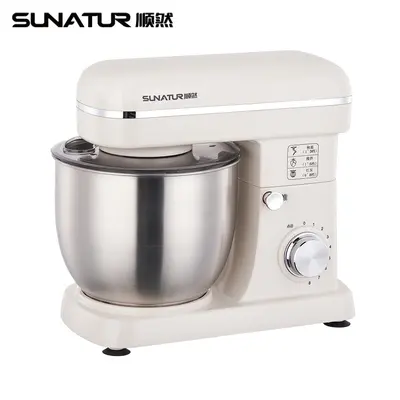 Shunran 3206 Chef Machine 5.5L Household 26 New Model Small Kneading Dough Mixer Egg Beater Baking Cake Machine
