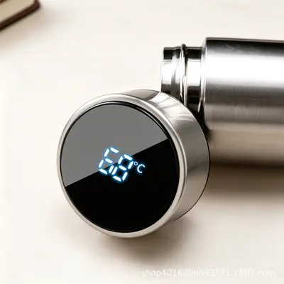 Smart Digital Display Insulated Cup, 304 Stainless Steel, Large Capacity, Temperature Disp - 4