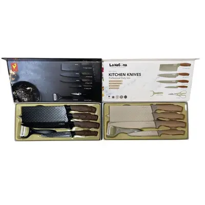 Stainless Steel Kitchen Knife Set, 6-Piece - 11