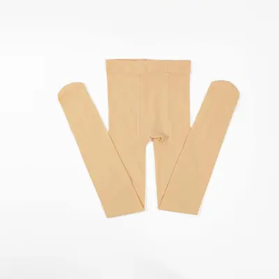 Children's Dance Socks, Velvet 90D White Tights - 9
