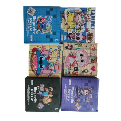 Amazon Magnetic Puzzle Building Blocks Educational Toy 6-in-1 Assembly Model Gift Children's Day June 1st Cross-border Best Seller