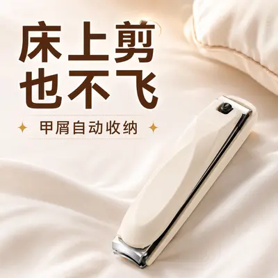 跨境防飞溅指甲钳单个大号不锈钢指甲剪专剪硬厚甲指甲刀套装工具 - 4