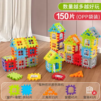 Grenzüberschreitende Bausteine für Kinder mit großen Teilen Würfel-Montage-Spielzeug für Jungen und Mädchen ab 3-6 Jahren Lernmodell-Puzzles - 11