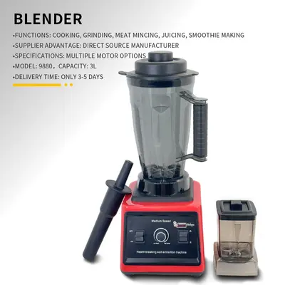 3L ticari yüksek güçlü blender çok fonksiyonlu