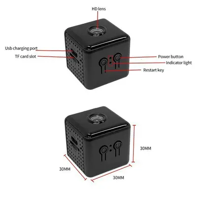 Smart camera, magnetic holder, no installation