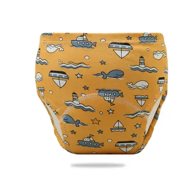 Baby Training Pants, Washable Cloth Diaper Cover, 100% Cotton, Breathable for Summer - 10
