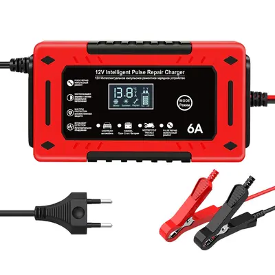 12V 6A Smart Pulse Repair Charger for Lead-Acid Batteries