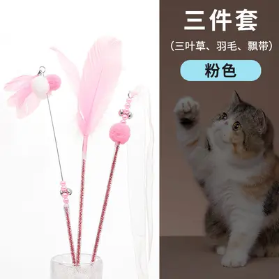 Federangel für Katzen, Stahldraht, elastisch, bissfest, 1 Stück - 10