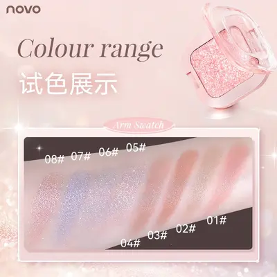 NOVO Lidschatten einfarbig, Perlglitter, multifunktional