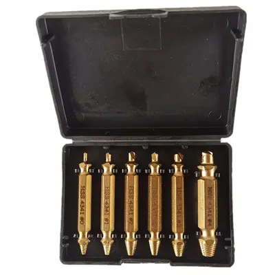 S2 Double-Head Screw Extractor 4-Piece Set for Stripped Screws - 12
