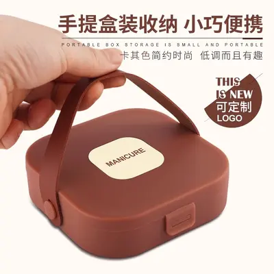 便携手提款防飞溅指甲刀套装家用修剪指甲剪刀美甲修甲指甲钳