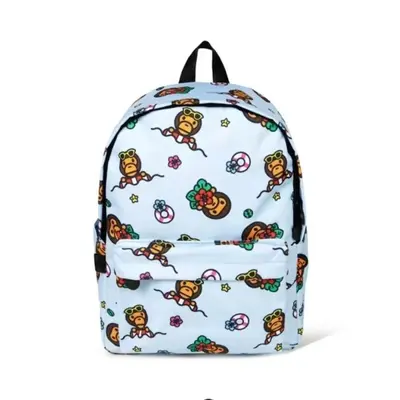 BAEP BABY Little Monkey Cartoon Student Backpack Business Laptop Backpack - 8