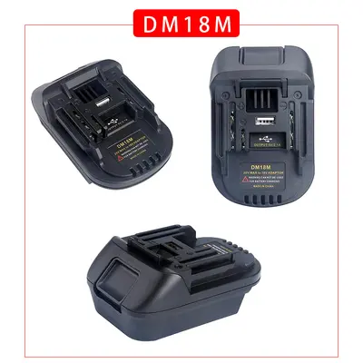 Lityum Pil Adaptörü DM18M BS18MT BPS18M İçin Ahşap Alet Dönüştürücü