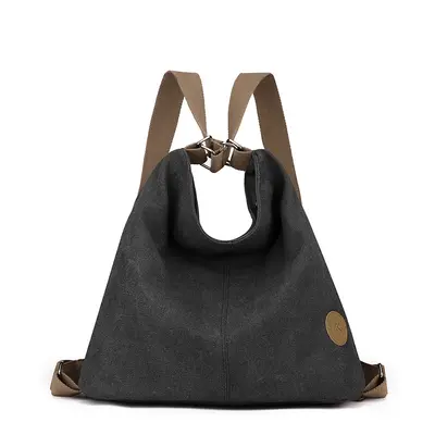 Canvas Women's Tote Bag, Large Capacity, Korean Style - 9