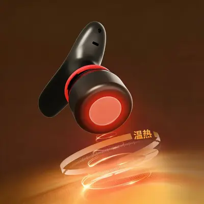 Wireless Mini Massage Gun Muscle Relaxation Massager Rechargeable Red Light Heat Compress Fat Dissolving Body Shaping Electric Beauty Device