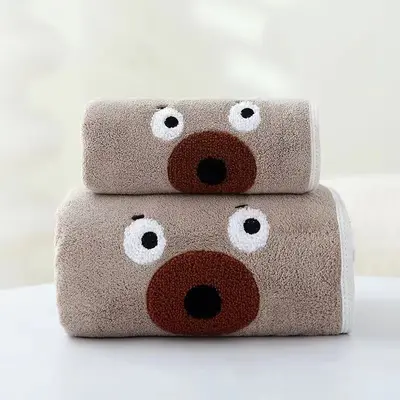 Mercan Kadife Banyo Havlusu 2'li Set - 8
