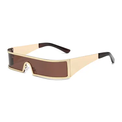 Oversized Metal Sunglasses, UV Protection, Outdoor - 7