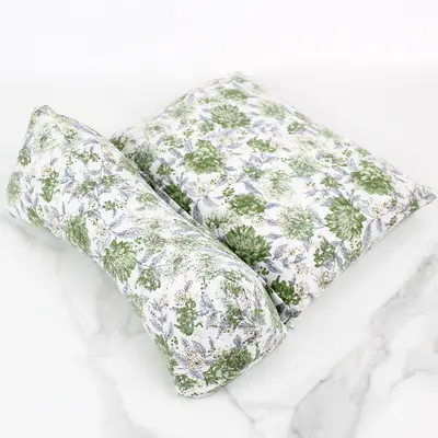 Buckwheat triangle cervical pillow with removable core - 7