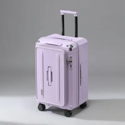 28 Zoll erweiterbarer Trolley mit leisen Rollen und Zahlenschloss - 12